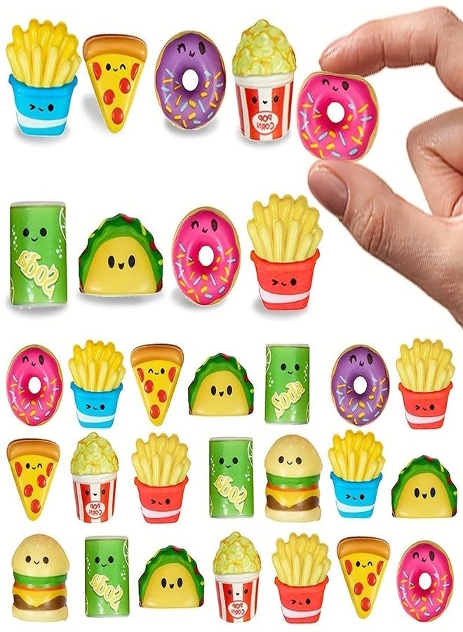 Holydeck 24 Pcs Food Slow Squishy Toys Soft Stress Relief Fidgets Toys for Kids Boys Girls Goodie Bag Christmas Stocking Stuffers Party Favors Treasure Box Classroom Prizes Carnival Gifts - Image 2